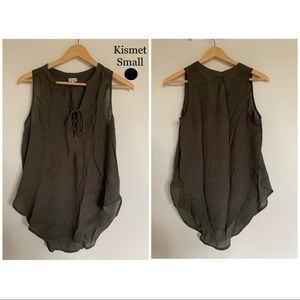 Lightweight Lace-Front Tank